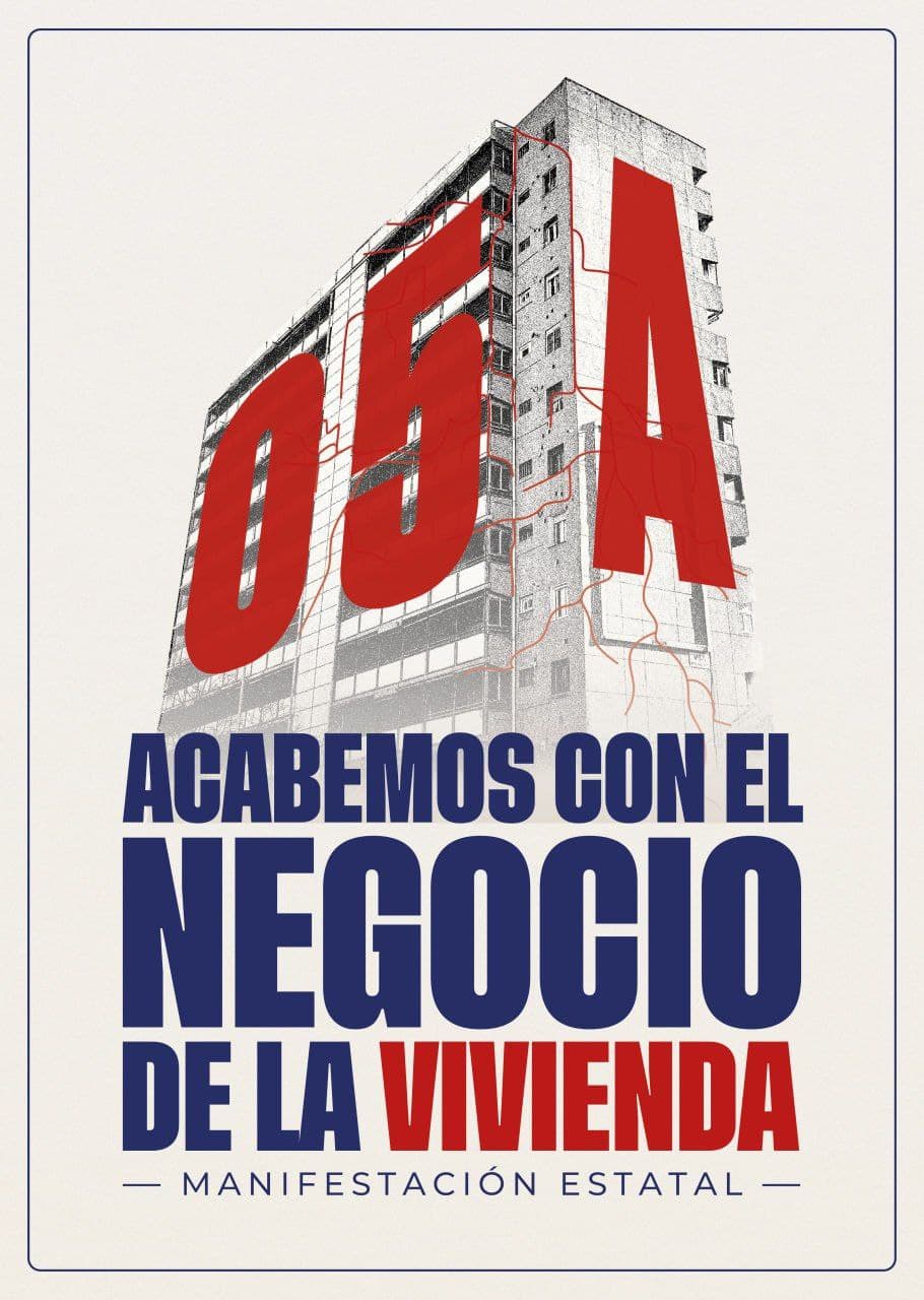 Manifestación acabemos con el negocio de la vivienda
