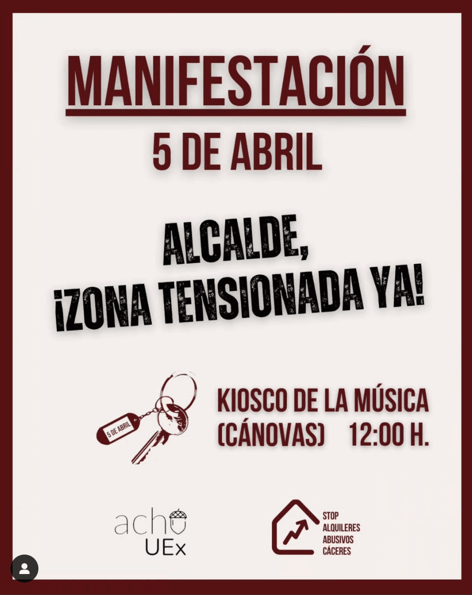 Cartel de Caceres